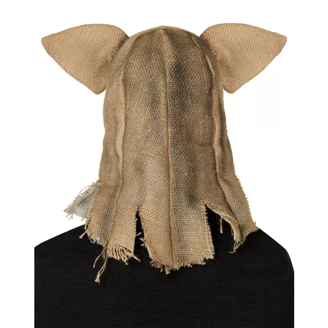 Moving Mouth Pig Scarecrow Full Mask