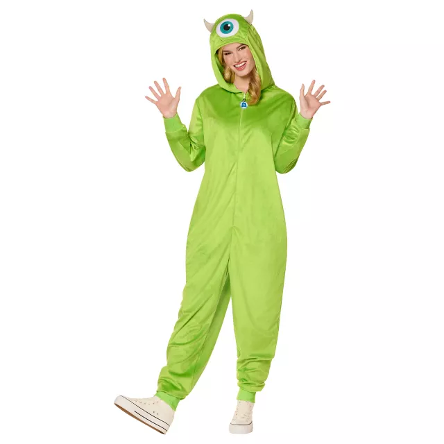 Adult Mike Wazowski Jumpsuit Costume - Monsters Inc.