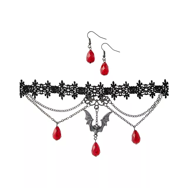 Kids Vampire Jewelry Set