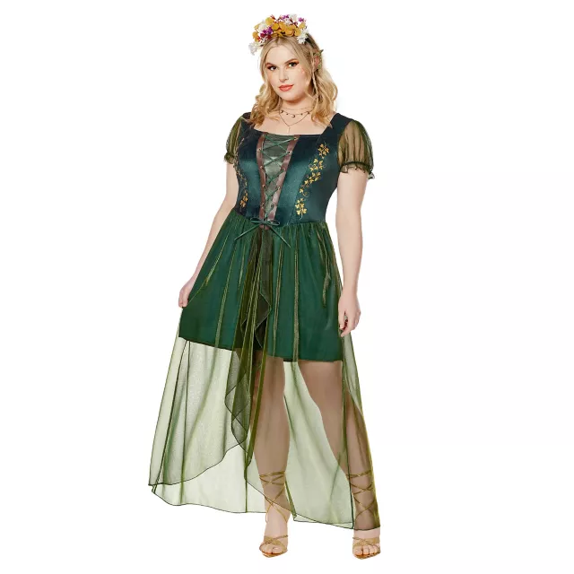 Adult Queen of the Forest Costume