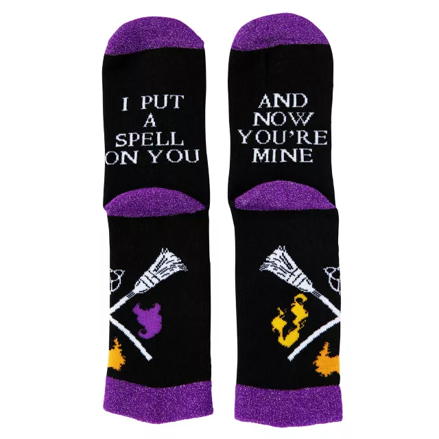 I Put A Spell On You Crew Socks - Hocus Pocus