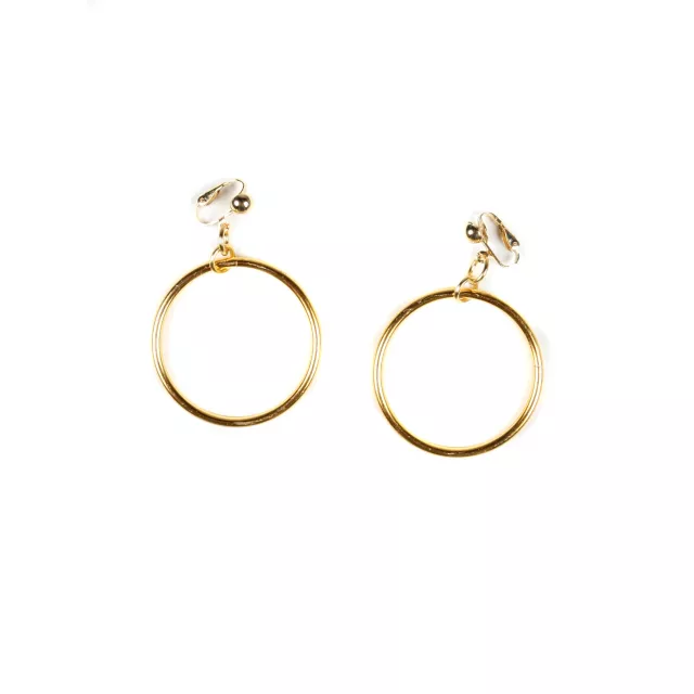Goldtone Clip On Earrings