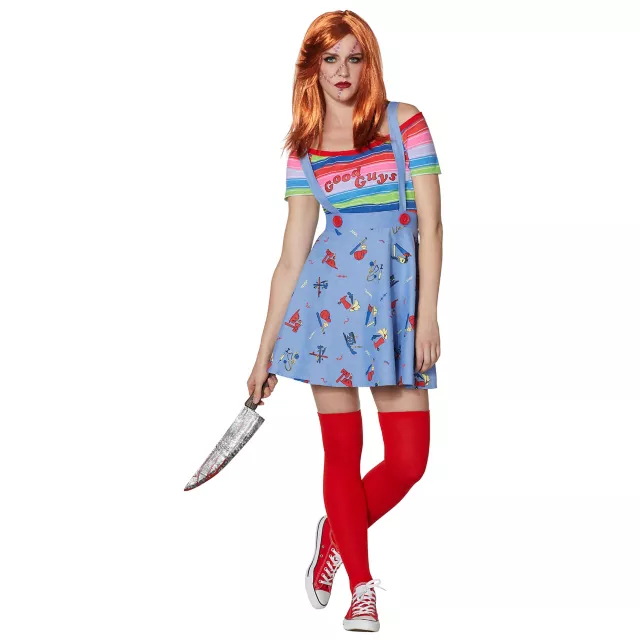Adult Plus Size Chucky Good Guys Skirt Costume