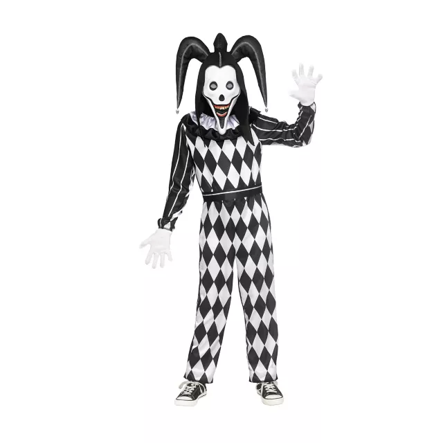 Kids Smiler Jester Costume