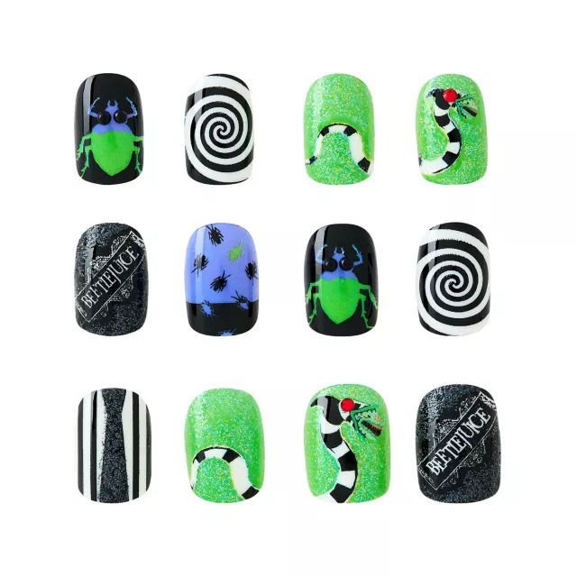 Kids Beetlejuice Press On Nails