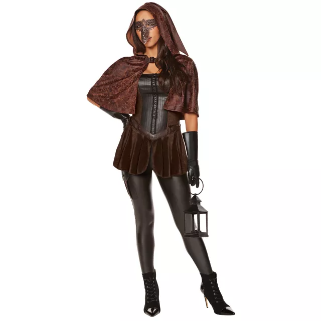 Adult Hooded Plague Doctor Costume