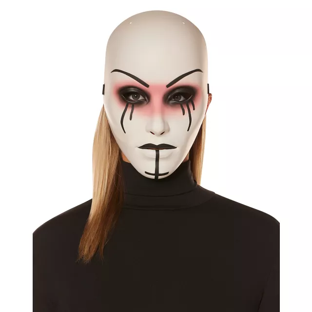 Unholy Possessed Nun Half Mask