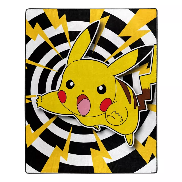 Pikachu Lightning Bolt Fleece Blanket - Pokémon