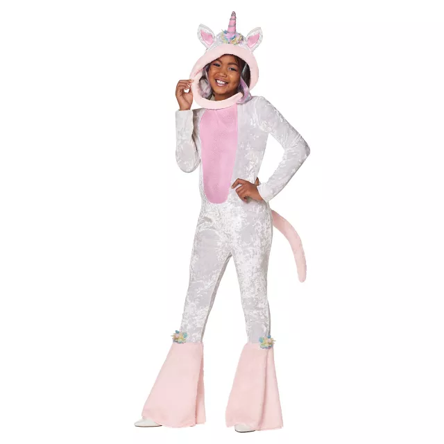 Kids Unicorn Hooded Jumpsuit