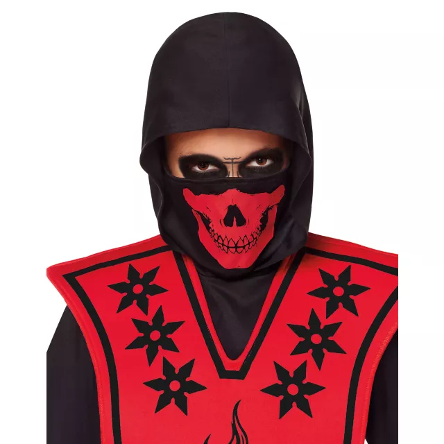Kids Red Skull Ninja Costume