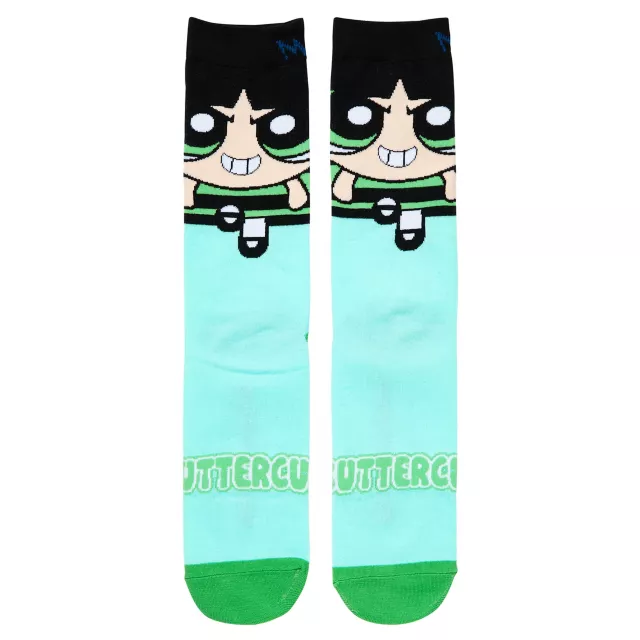 Buttercup Crew Socks - The Powerpuff Girls