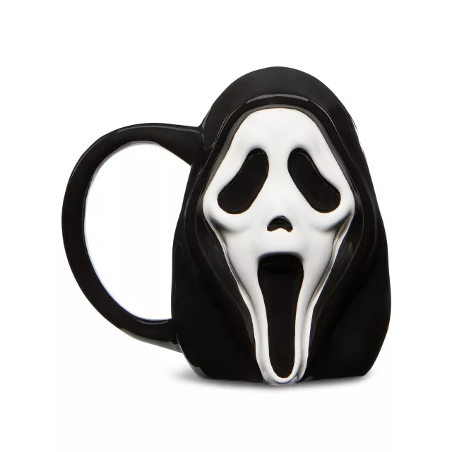 Ghost Face Molded Coffee Mug - 17 oz.