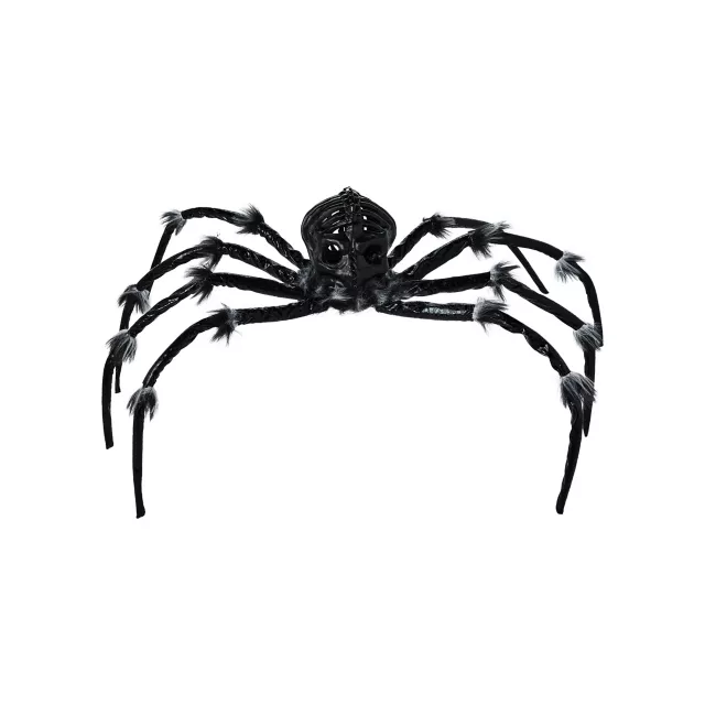 Light-Up Black Skull Spider