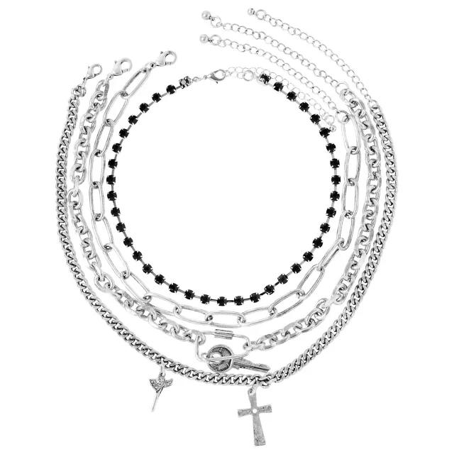 '80s Layering Choker Necklaces