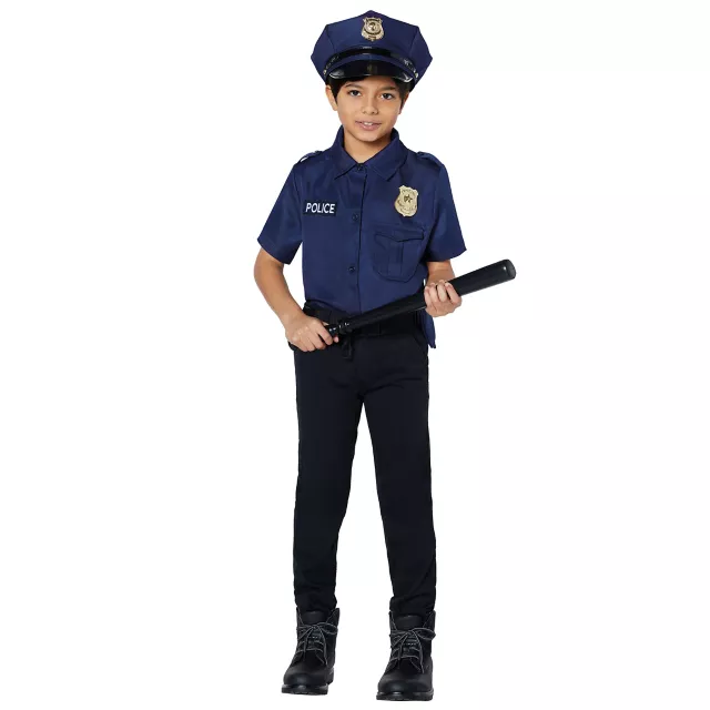 Kids Police Officer Costume Kit