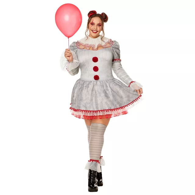Adult Pennywise Plus Size Dress Costume - It Chapter Two