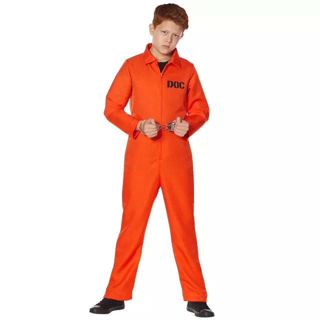 Kids Escaped Convict Costume