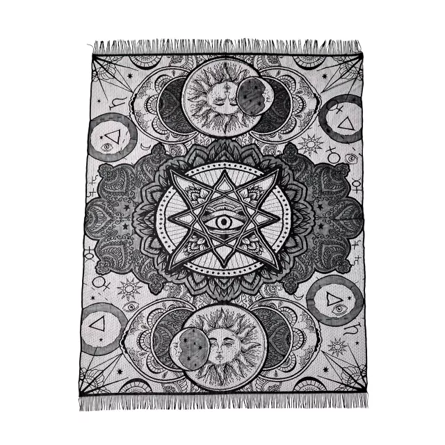 7 Ft Tarot Celestial Tablecloth