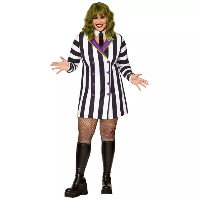 Adult Blazer Dress Plus Size Costume - Beetlejuice