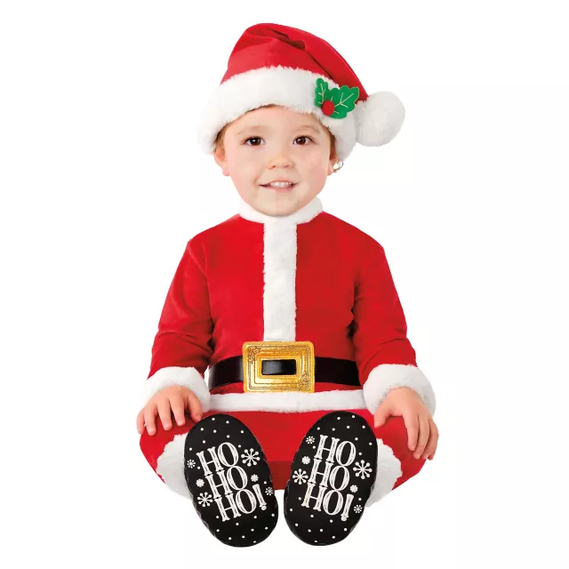 Baby Santa Clause Jumpsuit Costume