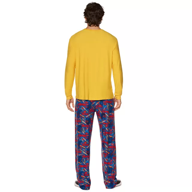 Adult Chucky Slashed Pajama Set