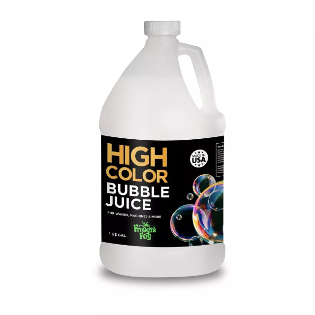 High Color Bubble Juice 1 Gallon - Froggy's Fog