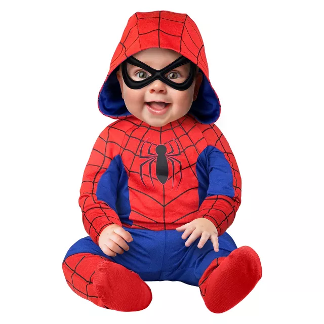Baby Spider-Man Hooded Jumpsuit Costume