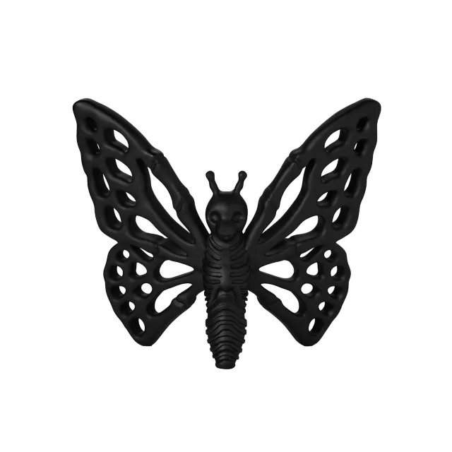 Mystical Arts Black Moth Tabletop Statue