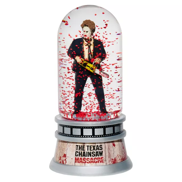 Light-Up Leatherface Bloody Snow Globe - The Texas Chainsaw Massacre