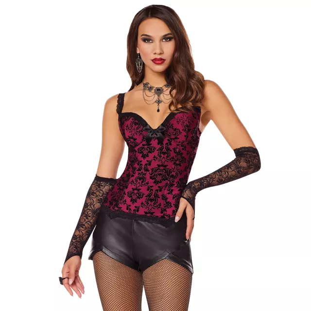 Vampire Corset and Gloves