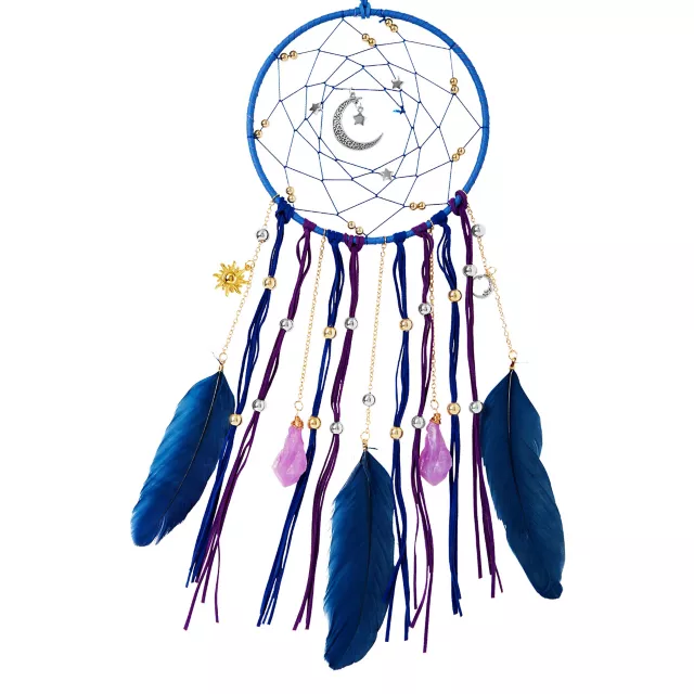 Blue and Purple Dream Catcher