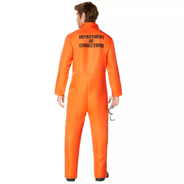 Adult Department of Corrections Prisoner One Piece Costume