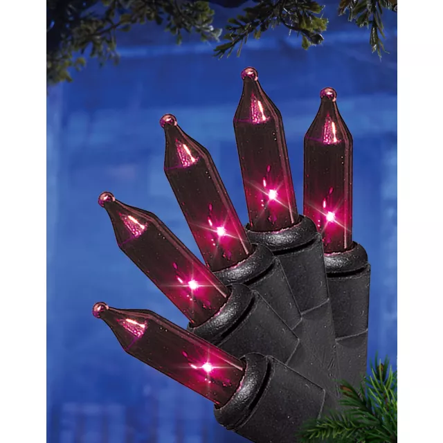Purple Mini Lights - 100 Count