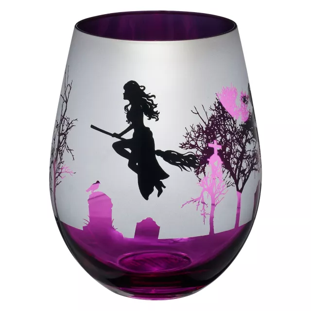 Hocus Pocus Frosted Stemless Glass - 16 oz.