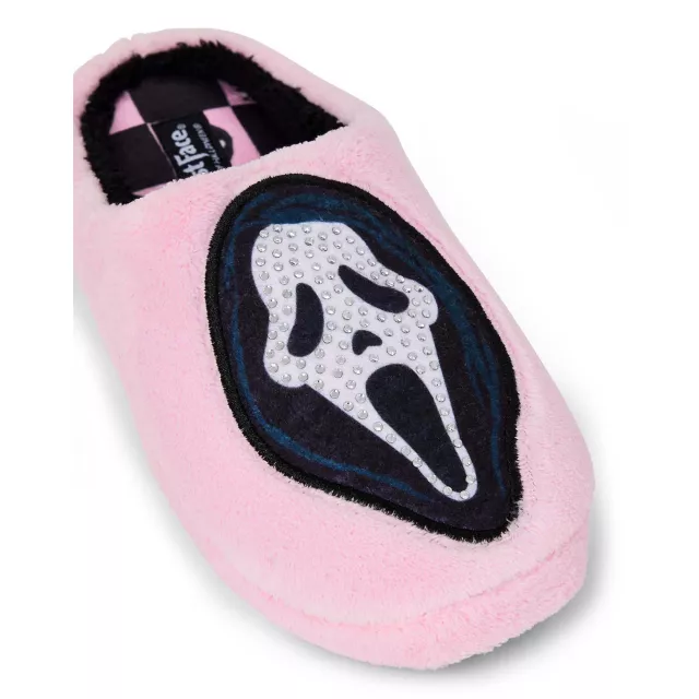 Ghost Face Bling Slippers