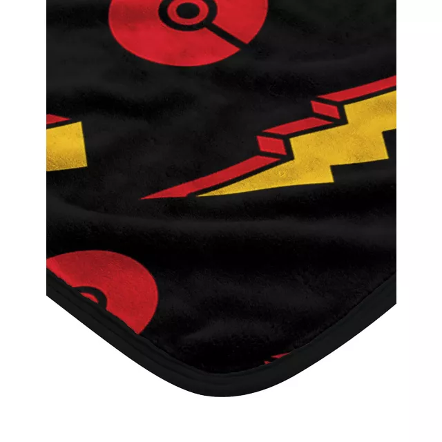 Pikachu Lightning Bolt Fleece Blanket - Pokémon