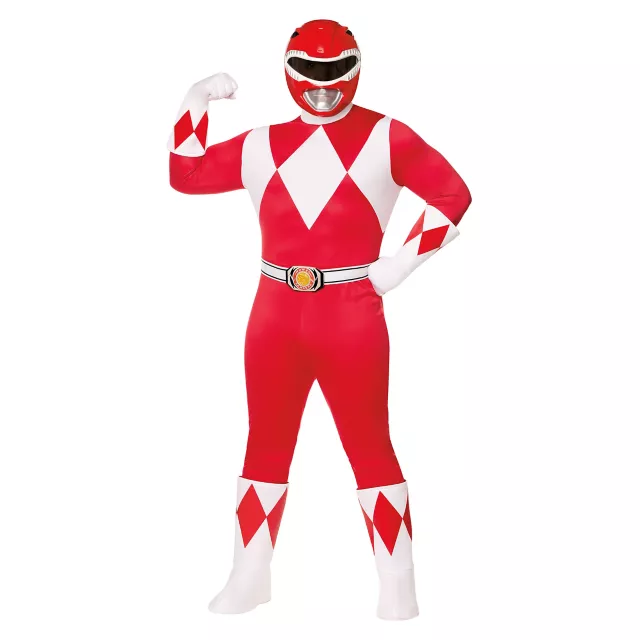 Adult Red Power Ranger Costume - Mighty Morphin Power Rangers