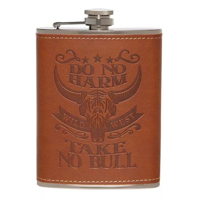 No Bull Western Flask