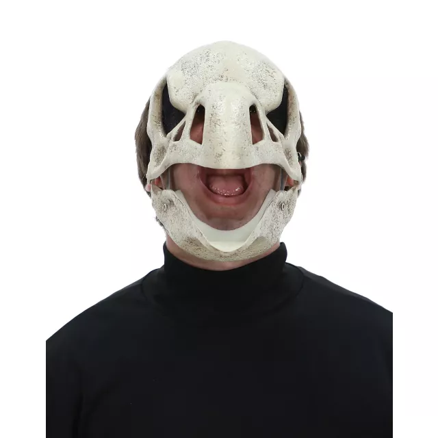 Skeletal Crow Half Mask