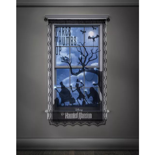 Three Thumbs Up Light-Up Lace Panel - The Haunted Mansion