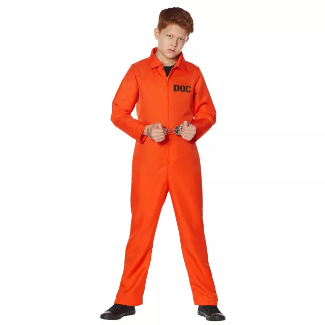Kids Escaped Convict Costume