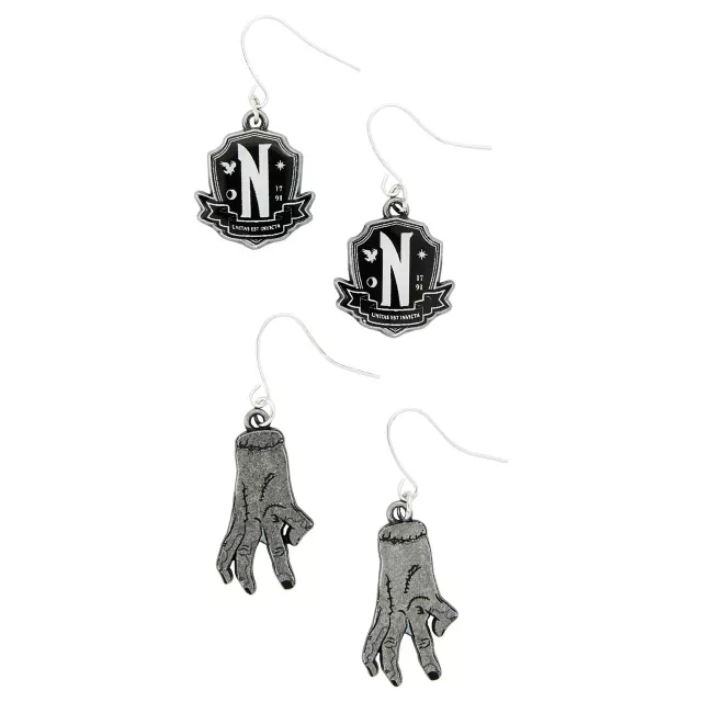 Wednesday Addams Earring Set- Wednesday