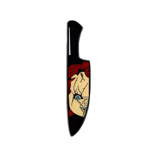 Chucky Iron-On Patch and Pin Set