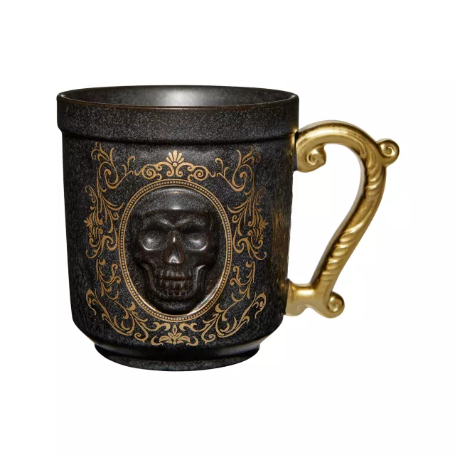Gothic Noir Skull Mug