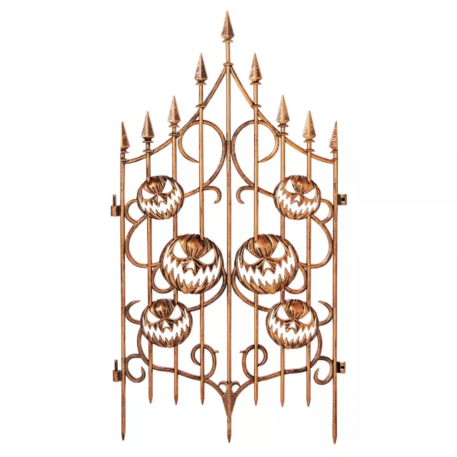 3 Ft Pumpkin Swirl Fence