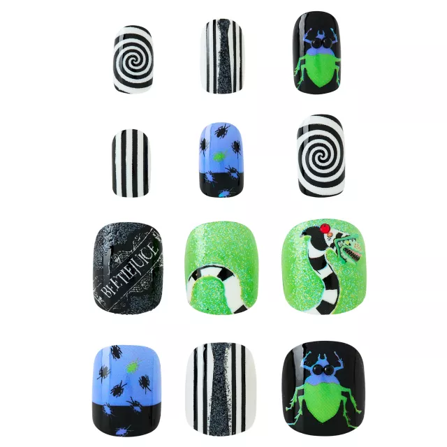 Kids Beetlejuice Press On Nails