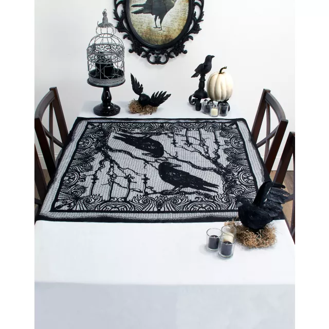 Dark Forest Raven Centerpiece