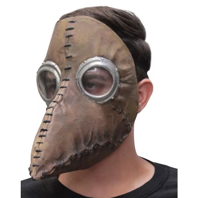 Brown Plague Doctor Half Mask