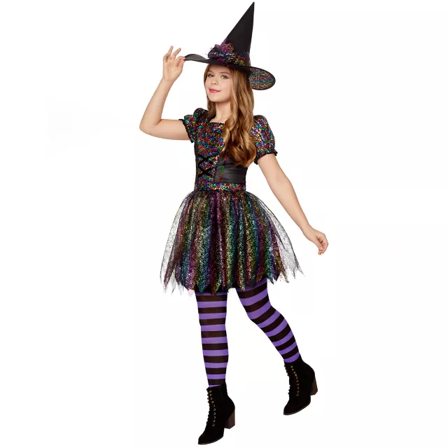 Kids Sequin Witch Costume