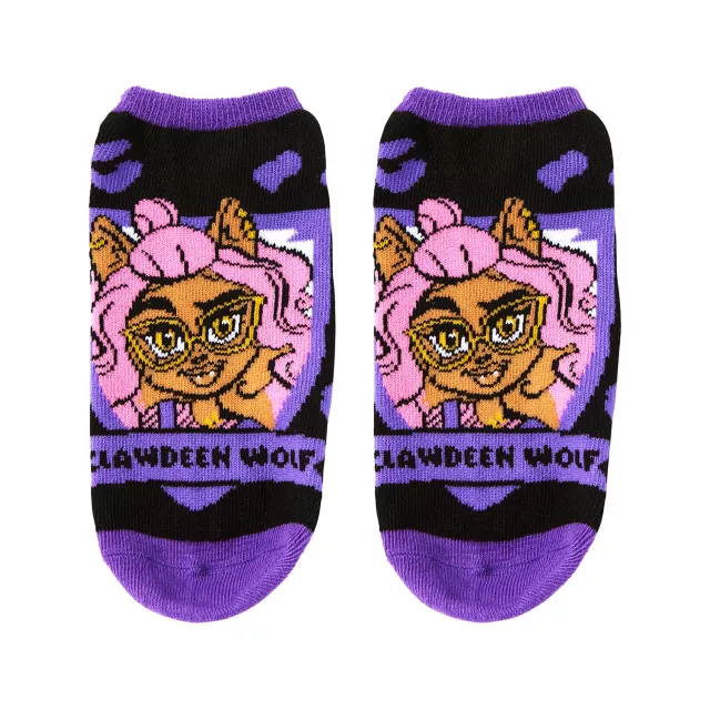 Monster High Ankle Socks - 5 Pairs